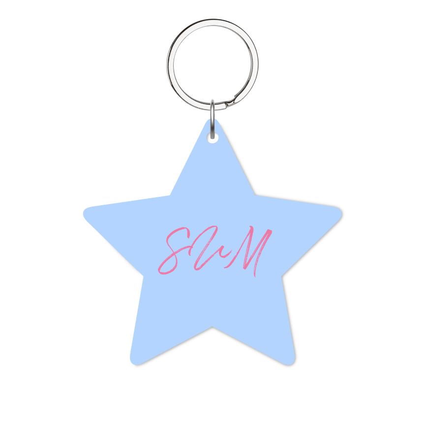 Quentin Glossy Yıldız Kişiye Özel Anahtarlık - SUMTHINCS