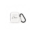 Quentin Kişiye Özel AirPods 1. ve 2. Nesil Şeffaf Silikon Kılıf - Sumthincs