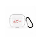 Quentin Kişiye Özel AirPods 3 Şeffaf Silikon Kılıf - Sumthincs