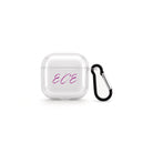 Quentin Kişiye Özel AirPods 4 Şeffaf Silikon Kılıf - Sumthincs