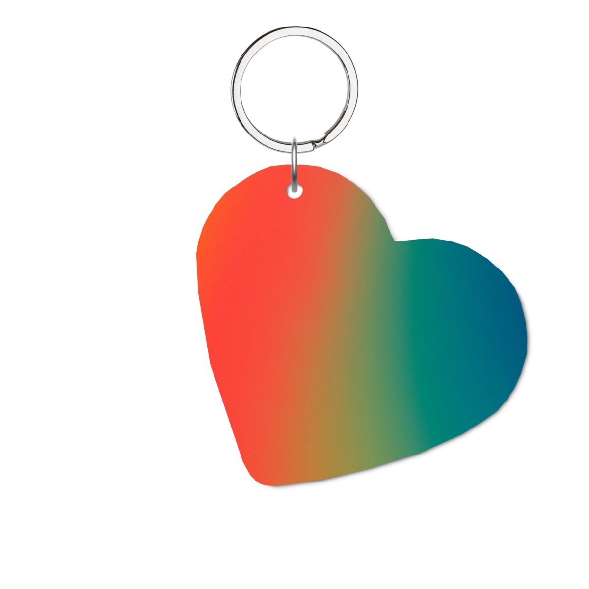 Rainbow Glossy Kalp Anahtarlık - SUMTHINCS
