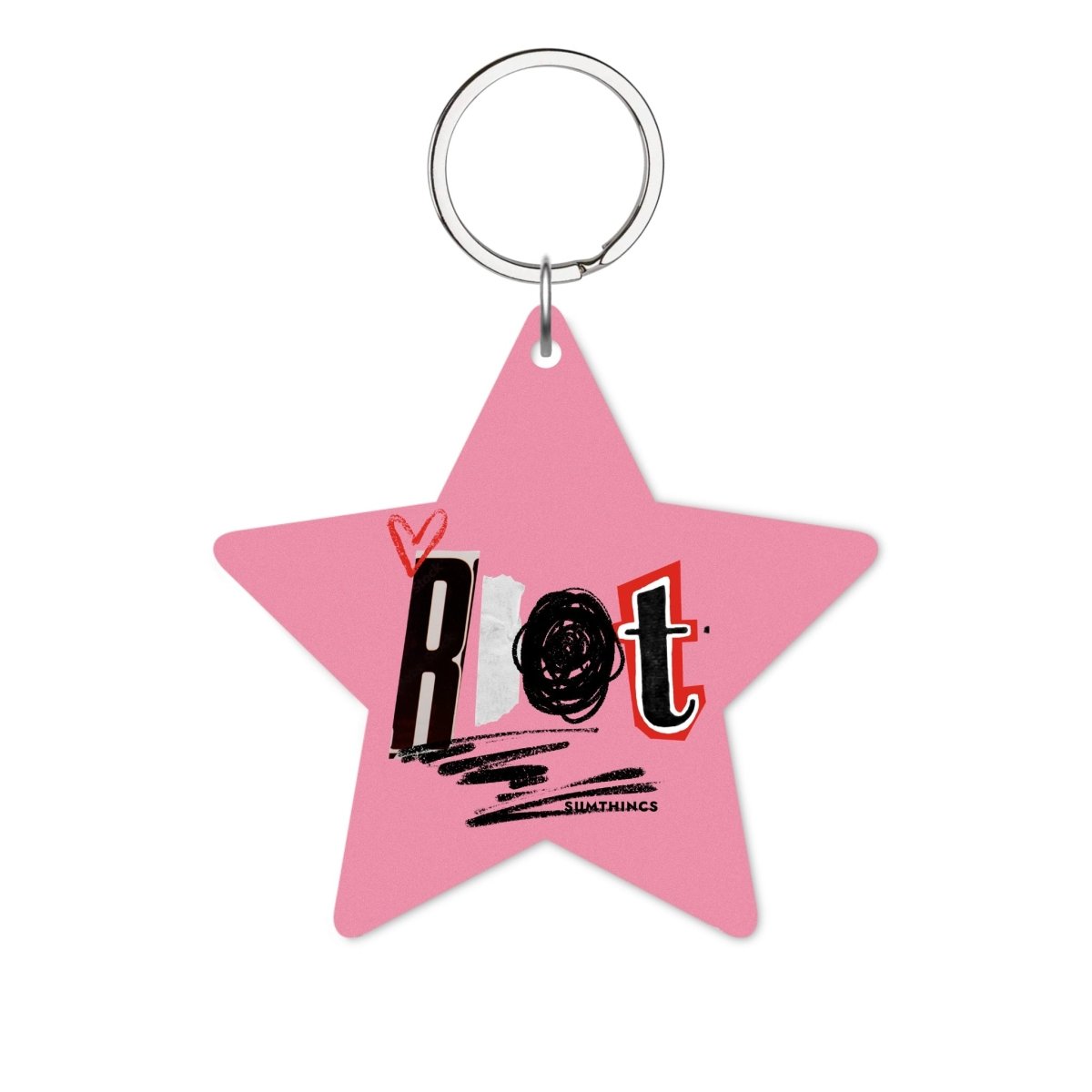 Rebel Glossy Anahtarlık Charm Yıldız - Sumthincs