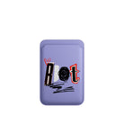 Rebel MagSafe Deri Cüzdan Wallet Lila - Sumthincs