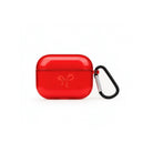 Red Bow AirPods Pro Şeffaf Silikon Kılıf Kırmızı - Sumthincs