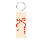 Red Bow Glossy Dikdörtgen Anahtarlık - SUMTHINCS