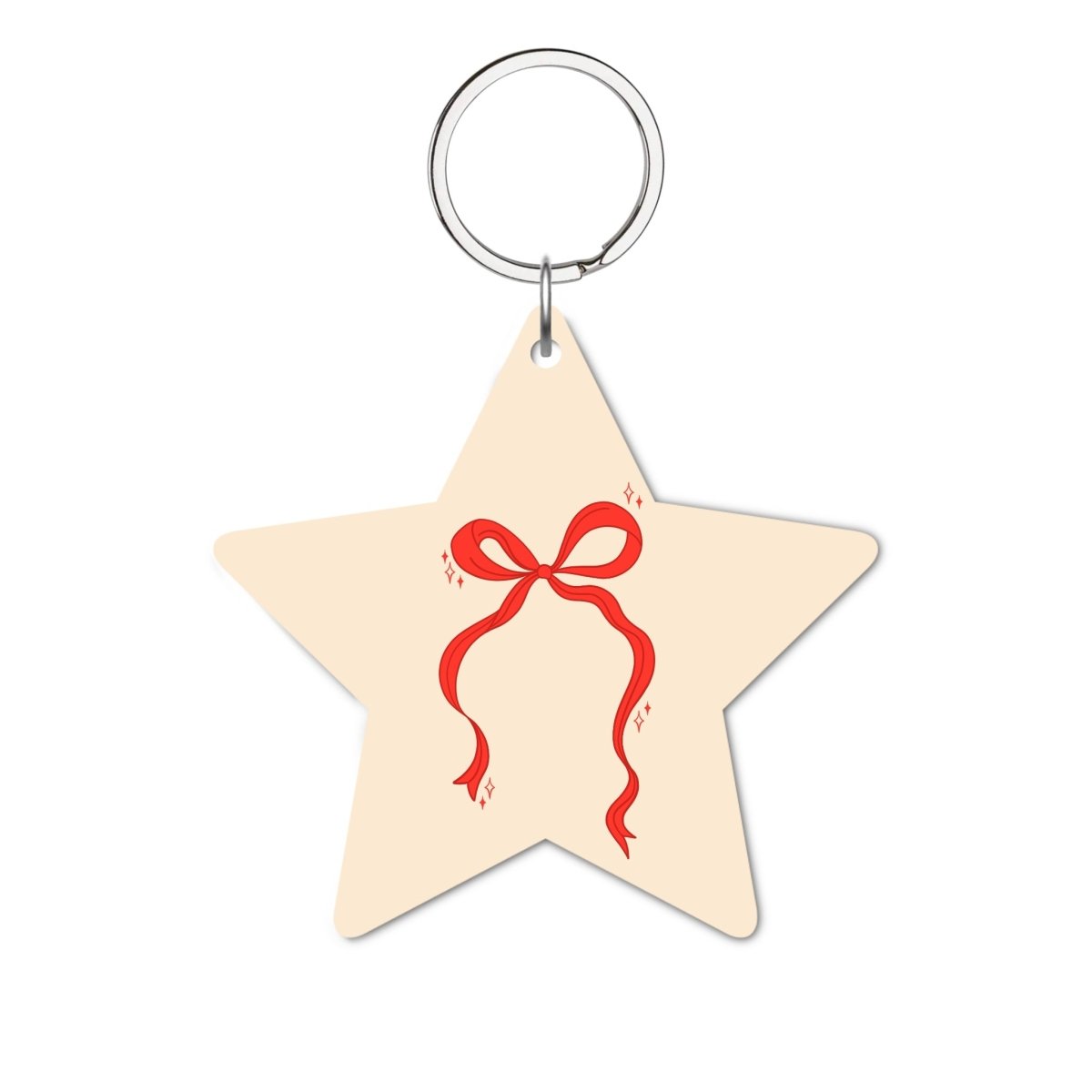 Red Bow Glossy Yıldız Anahtarlık - SUMTHINCS