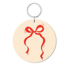 Red Bow Glossy Yuvarlak Anahtarlık - SUMTHINCS