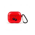 Ruby AirPods 3 Şeffaf Silikon Kılıf Kırmızı - Sumthincs