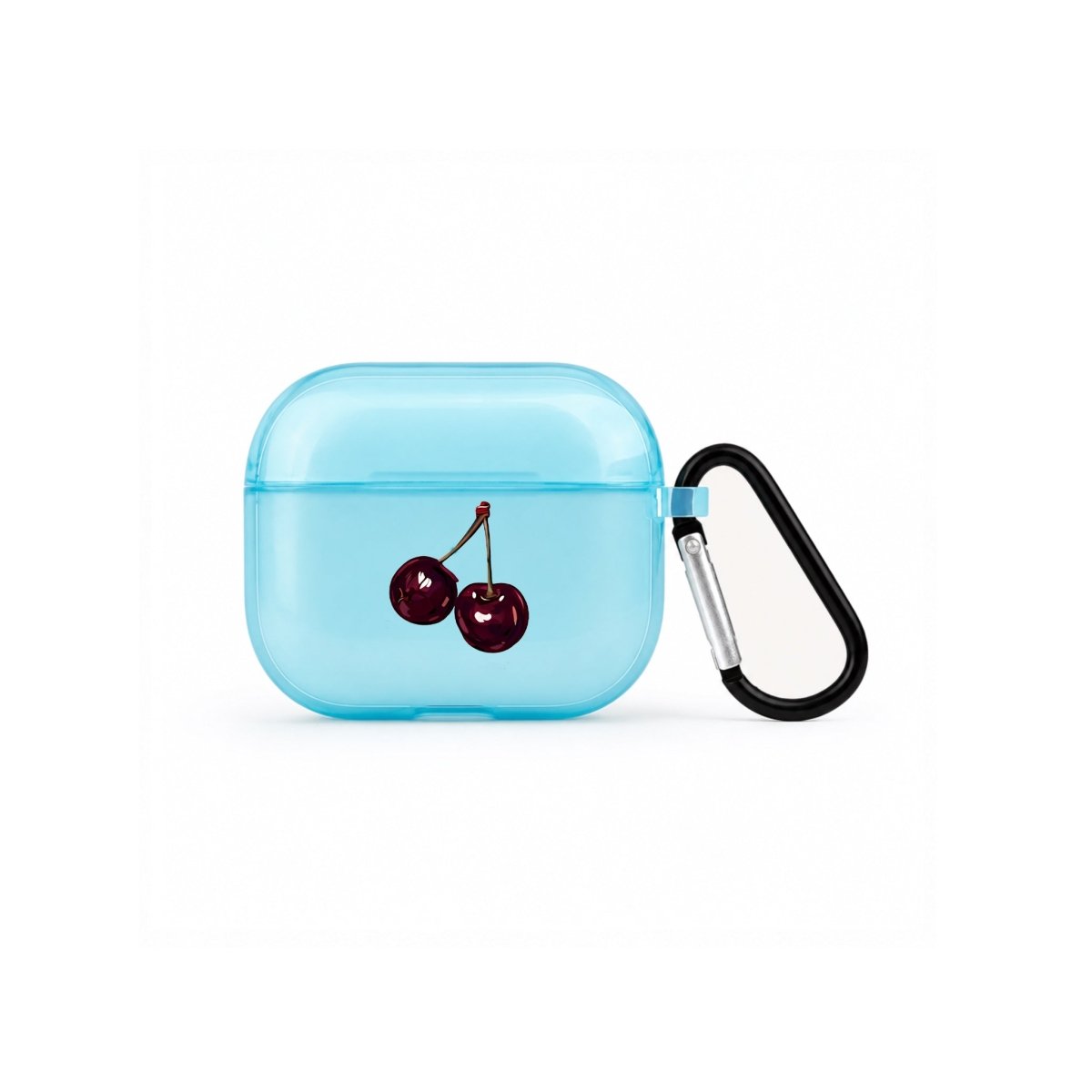 Ruby AirPods 3 Şeffaf Silikon Kılıf Mavi - Sumthincs