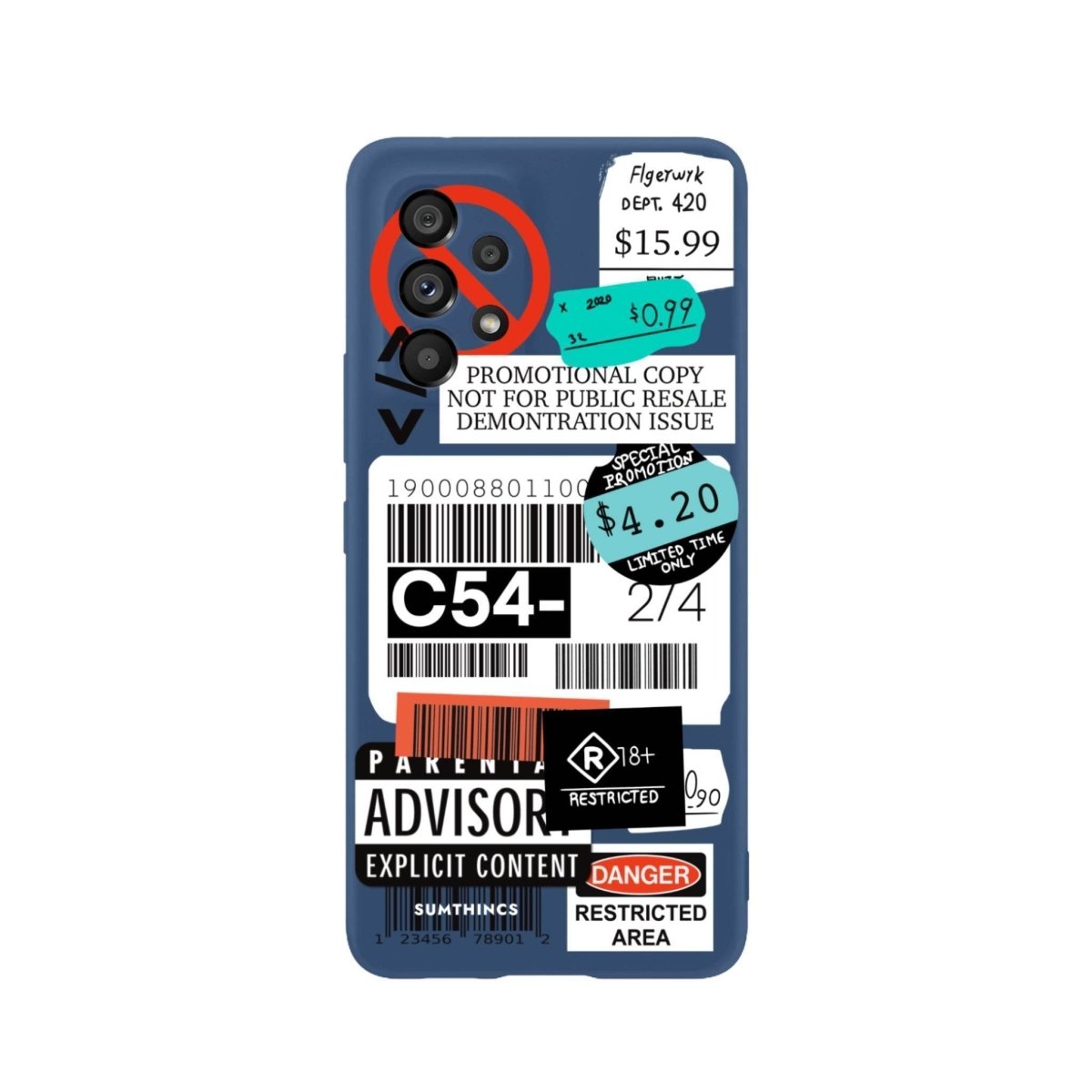 Samsung A06 Barcode C54 Premium Telefon Kılıfı - SUMTHINCS