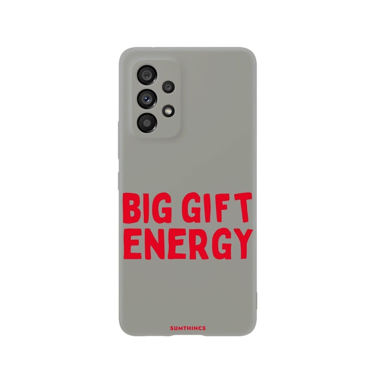 Samsung A06 Big Gift Energy Premium Telefon Kılıfı Gri - SUMTHINCS