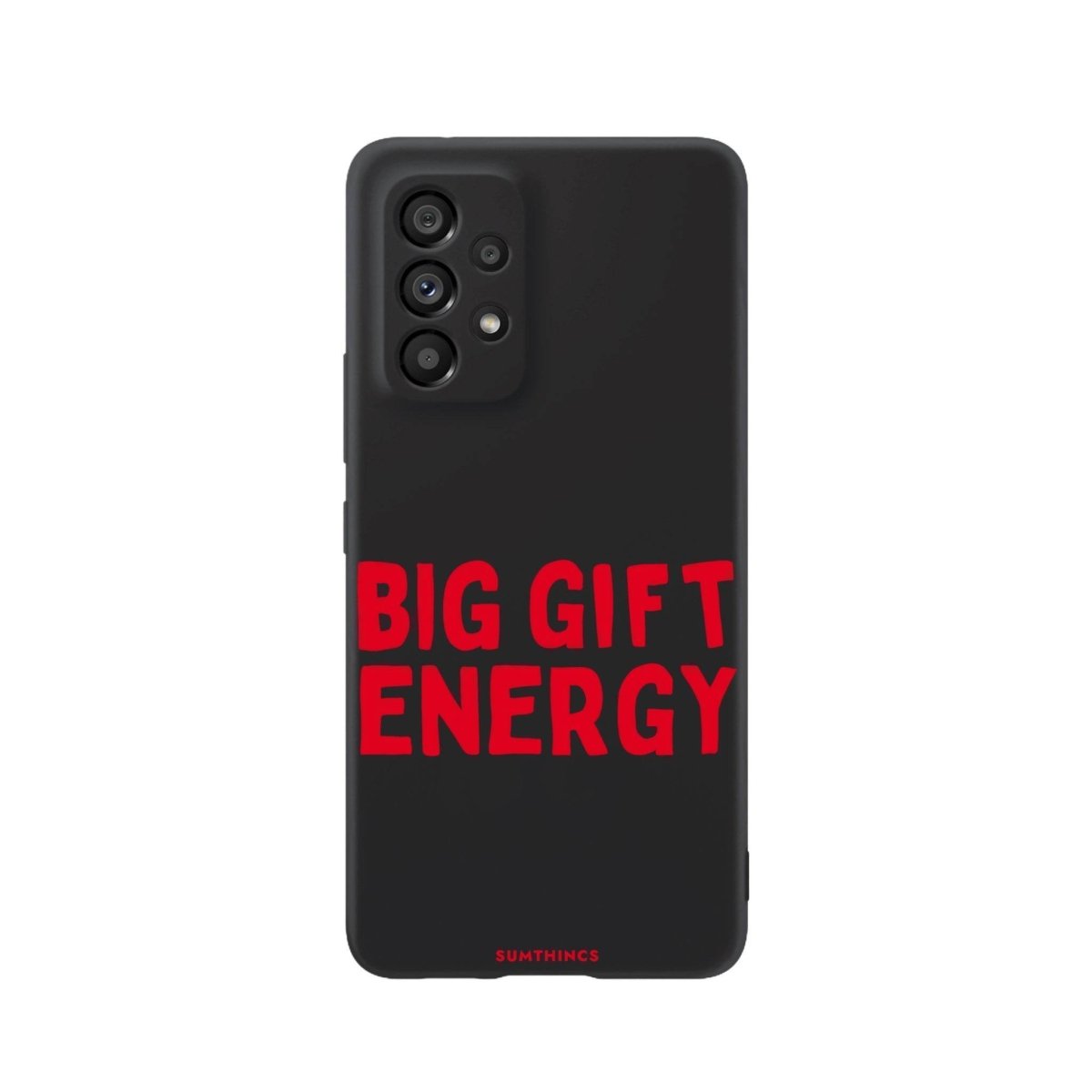 Samsung A06 Big Gift Energy Premium Telefon Kılıfı Siyah - SUMTHINCS