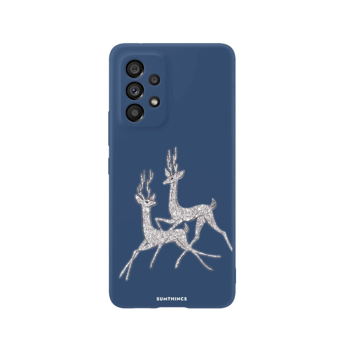 Samsung A06 Disco Deers Premium Telefon Kılıfı Pasifik Mavi - SUMTHINCS