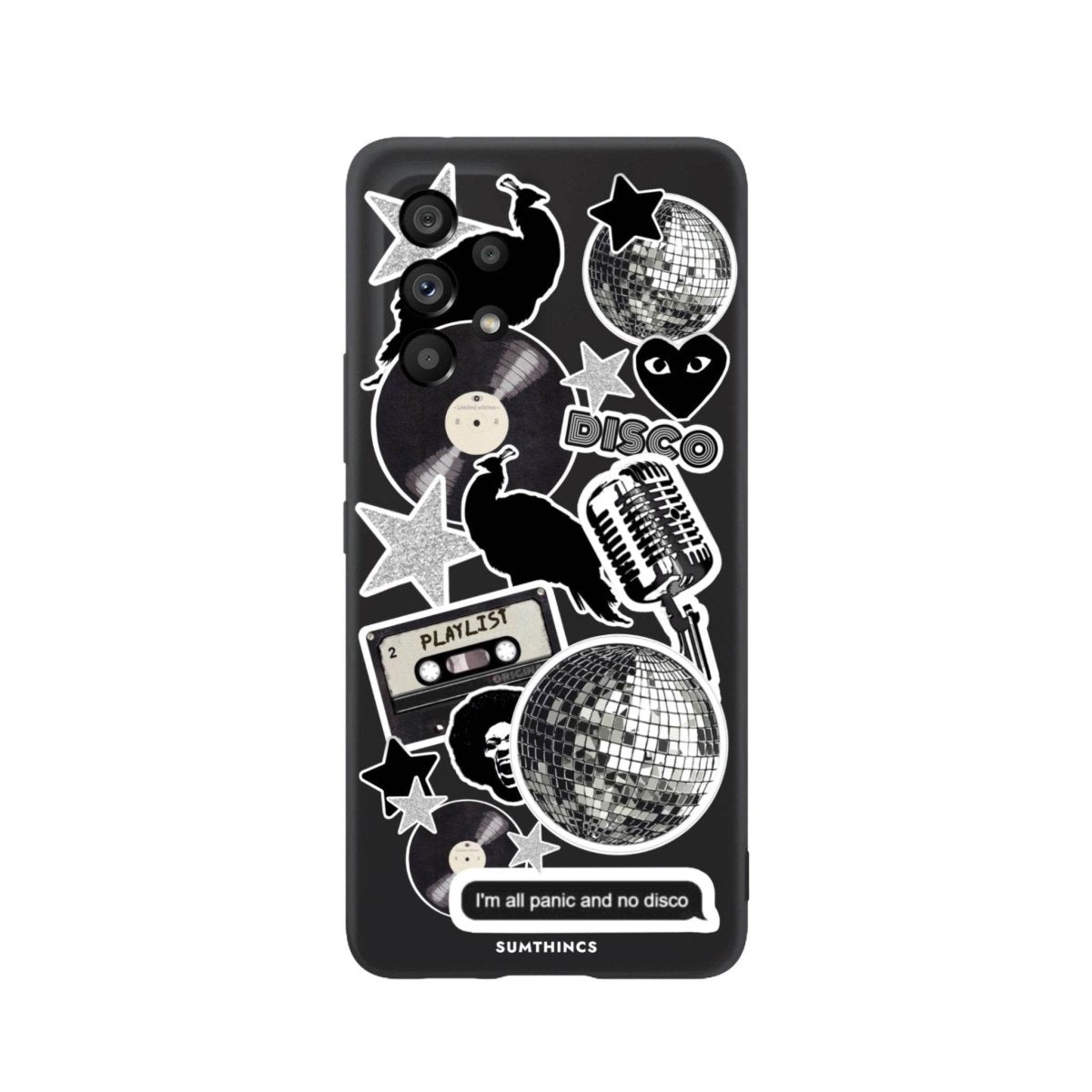 Samsung A06 Disco Stickers Premium Telefon Kılıfı - SUMTHINCS