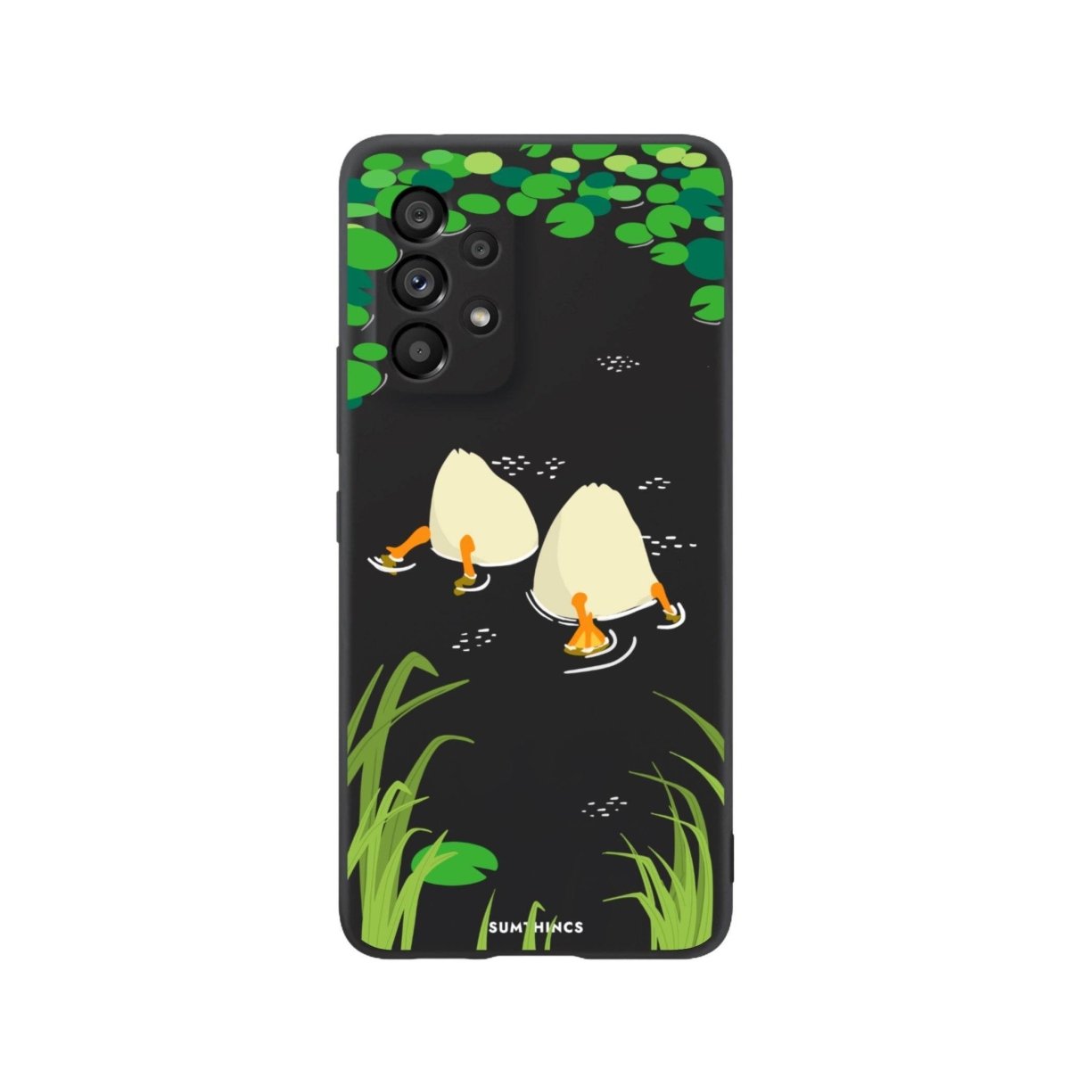 Samsung A06 Ducks Premium Telefon Kılıfı Siyah - SUMTHINCS