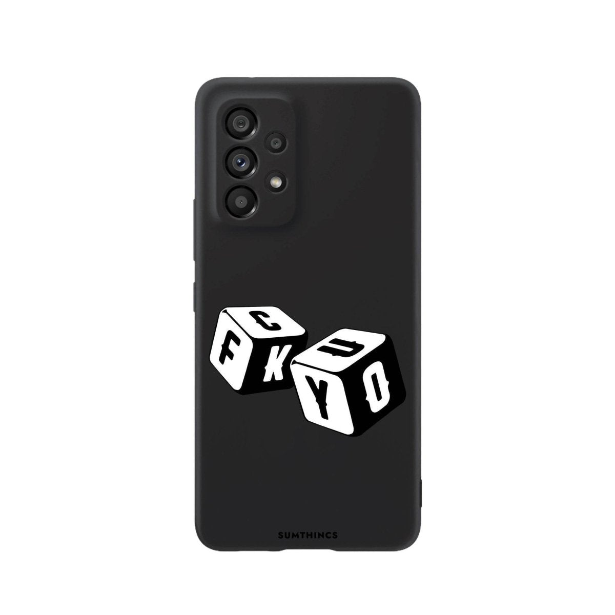 Samsung A06 Fck You Premium Telefon Kılıfı Siyah - SUMTHINCS