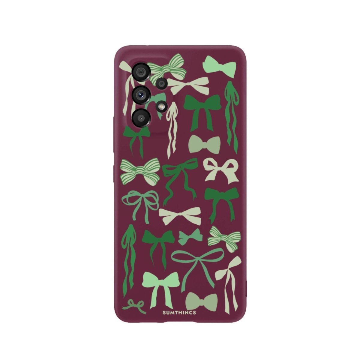 Samsung A06 Green Garland Premium Telefon Kılıfı - SUMTHINCS