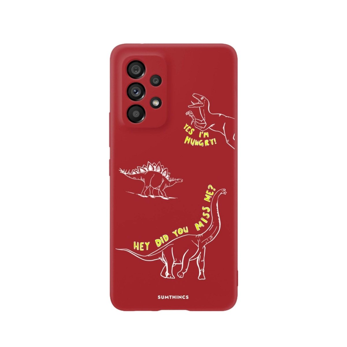 Samsung A06 Hey Did You Miss Me Premium Telefon Kılıfı Kırmızı - SUMTHINCS
