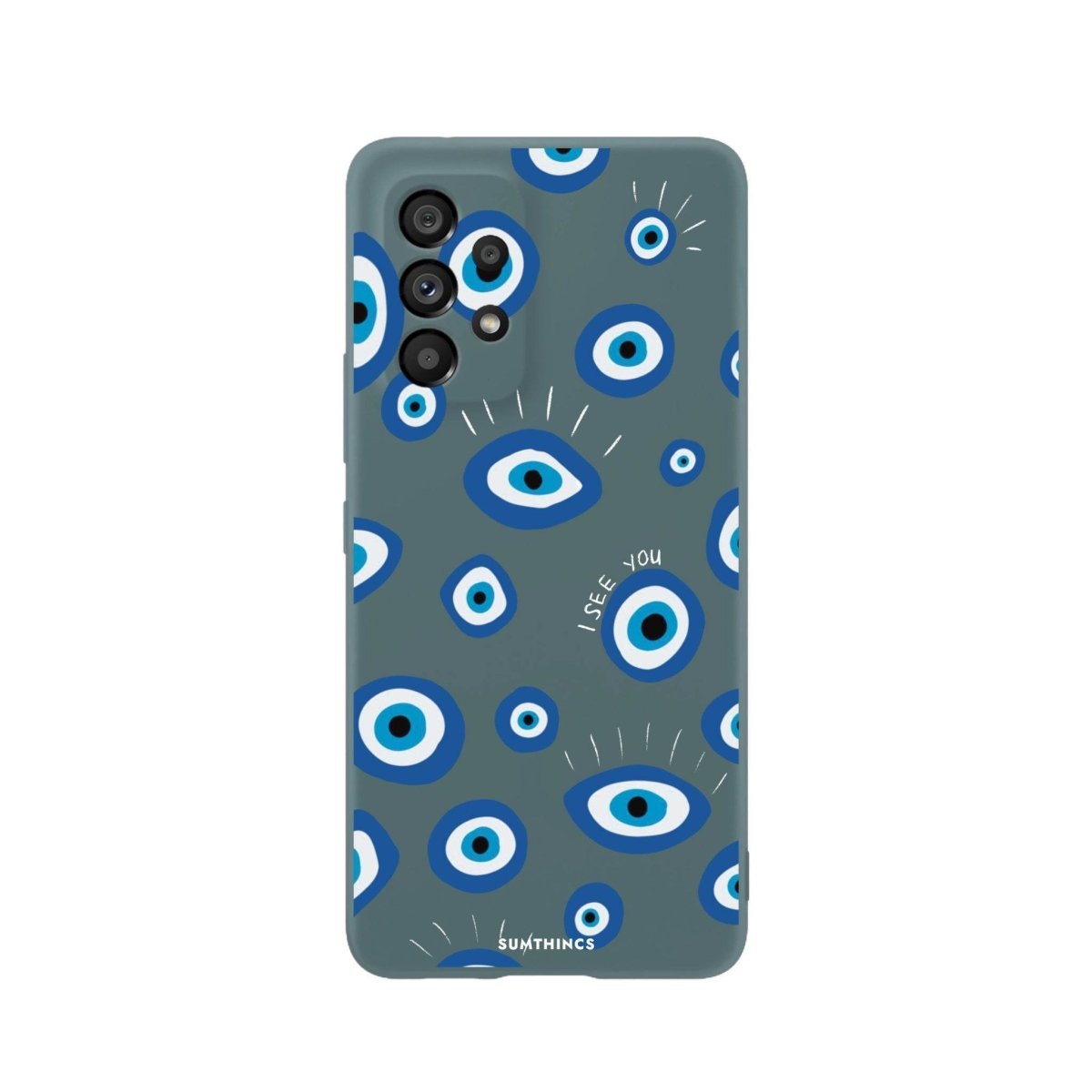 Samsung A06 I See You Premium Telefon Kılıfı Kaktüs Yeşili - SUMTHINCS