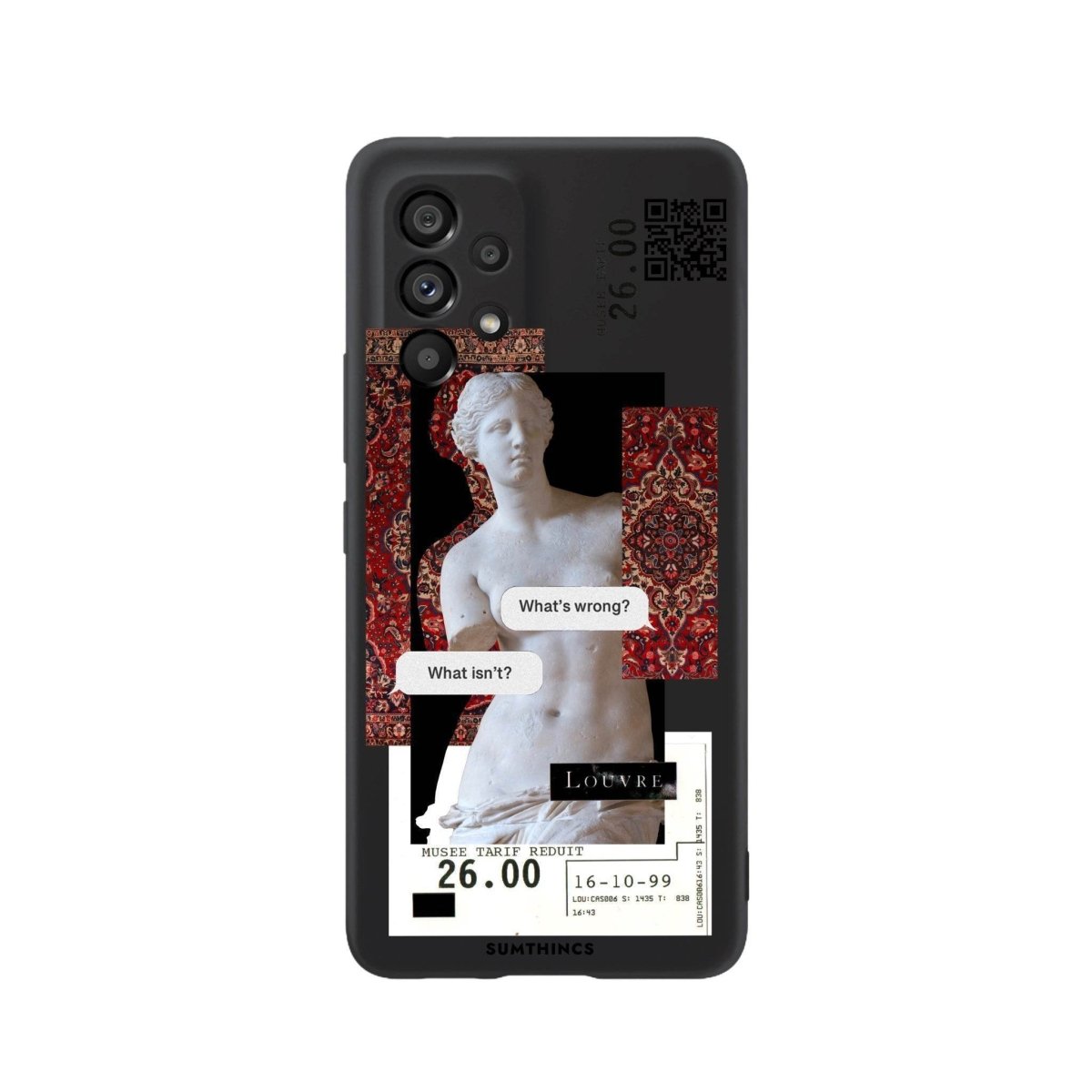 Samsung A06 PixelVenus Premium Telefon Kılıfı Siyah - SUMTHINCS