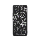 Samsung A06 Silver Doodles Premium Telefon Kılıfı - SUMTHINCS
