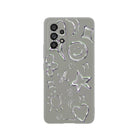 Samsung A06 Silver Doodles Premium Telefon Kılıfı - SUMTHINCS