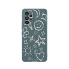 Samsung A06 Silver Doodles Premium Telefon Kılıfı - SUMTHINCS