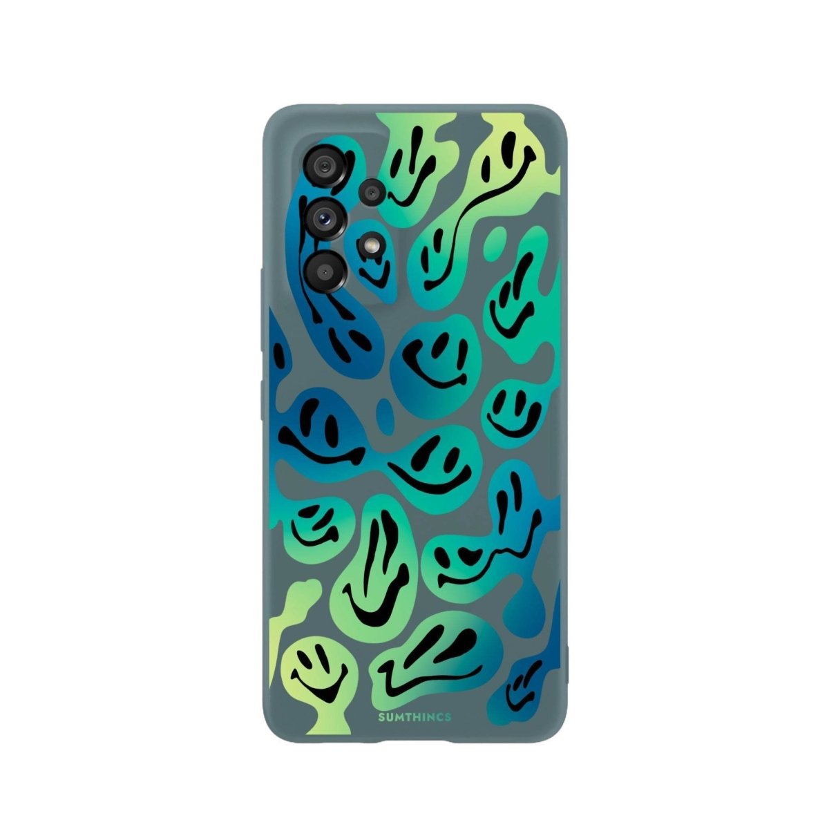 Samsung A06 Smiley Premium Telefon Kılıfı Kaktüs Yeşili - SUMTHINCS