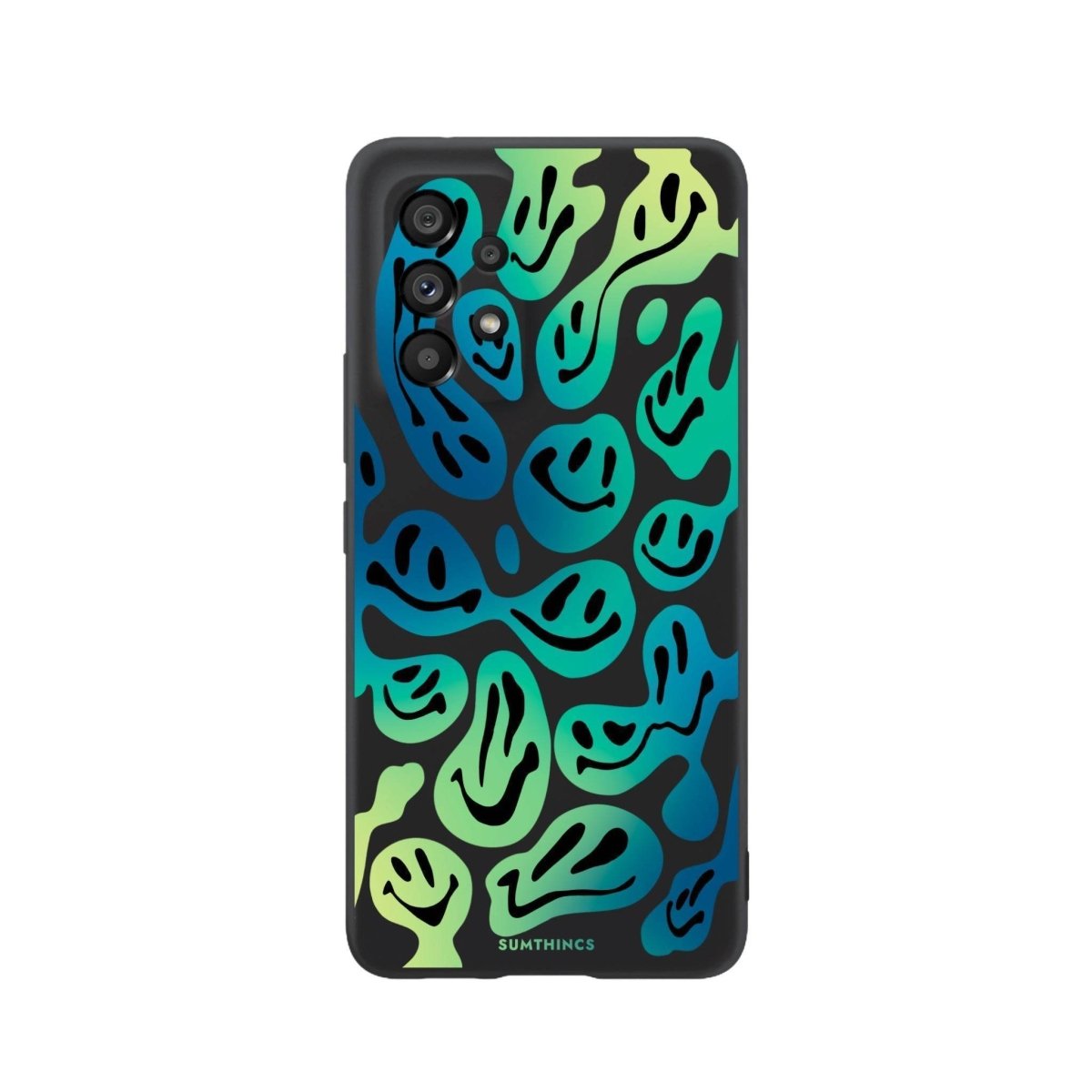 Samsung A06 Smiley Premium Telefon Kılıfı Siyah - SUMTHINCS