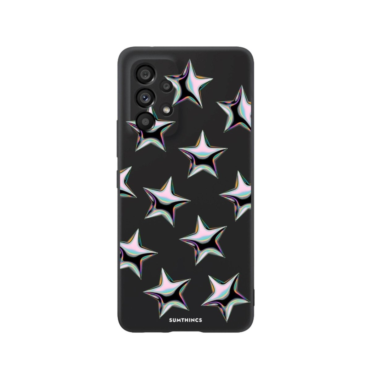 Samsung A06 Stars Premium Telefon Kılıfı Siyah - SUMTHINCS