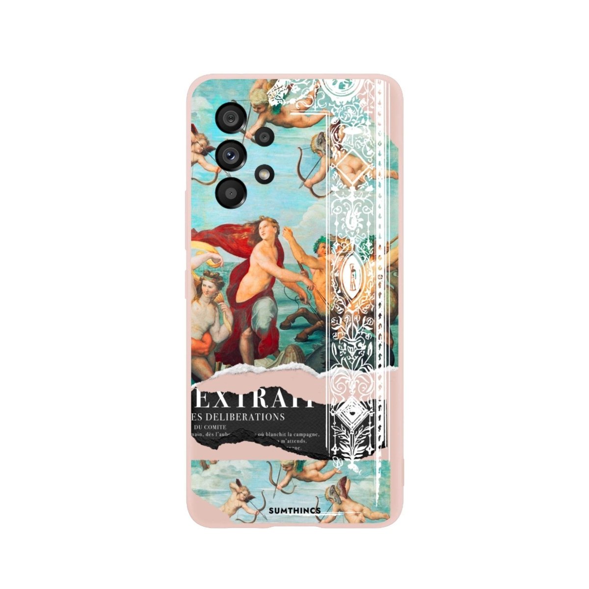 Samsung A06 Triumph of Galatea Premium Telefon Kılıfı Bej - SUMTHINCS