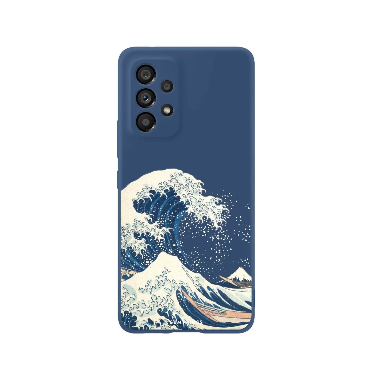 Samsung A06 Waves Premium Telefon Kılıfı Pasifik Mavi - SUMTHINCS