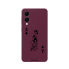 Samsung A07 Ace Queen Premium Telefon Kılıfı Bordo - SUMTHINCS