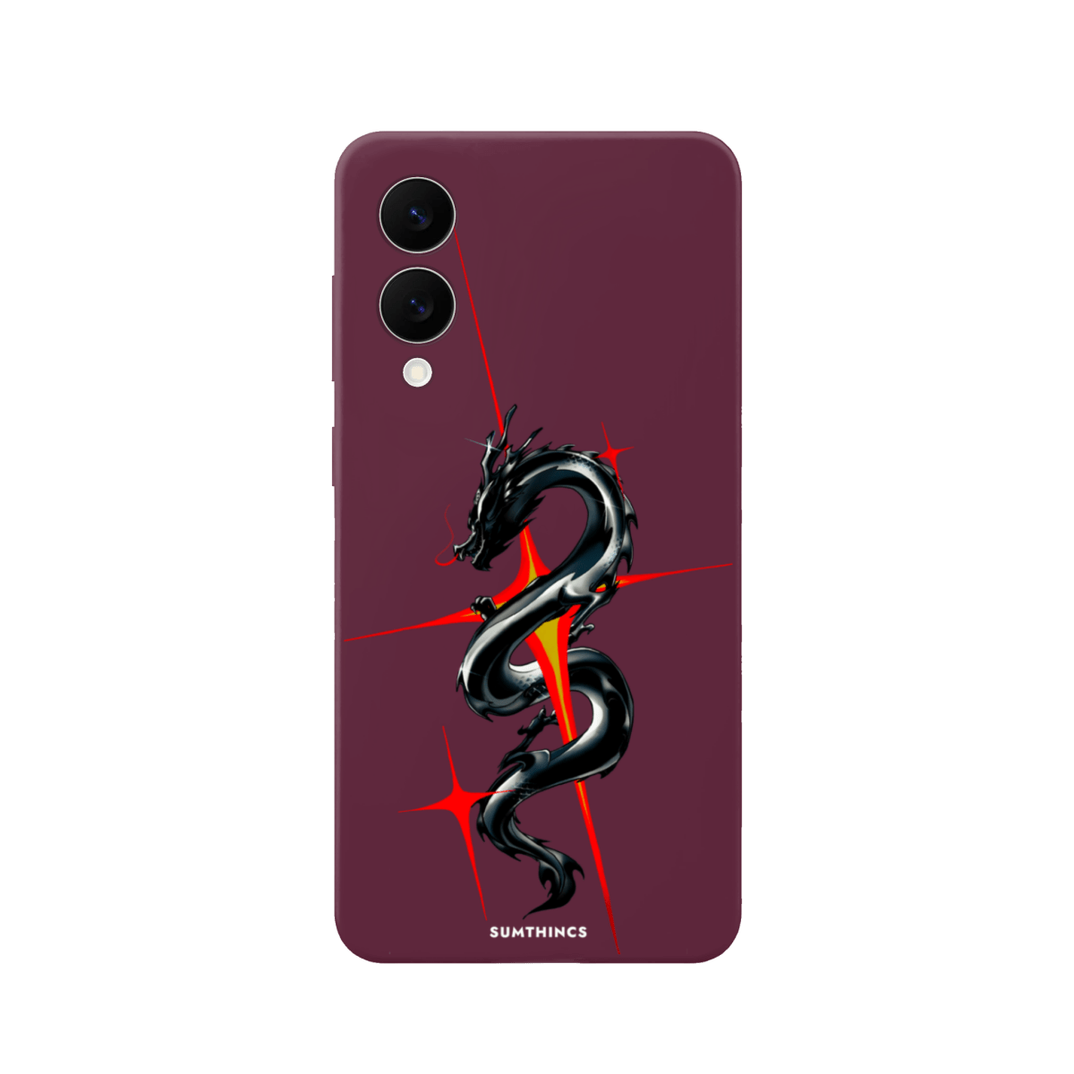 Samsung A07 Dragonflare Premium Telefon Kılıfı Bordo - SUMTHINCS