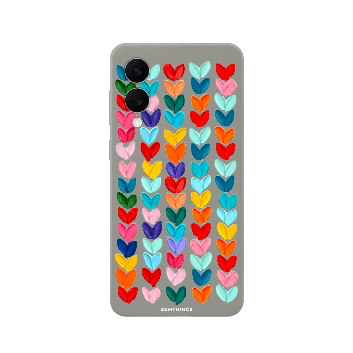 Samsung A07 Lovestorm Premium Telefon Kılıfı Gri - SUMTHINCS