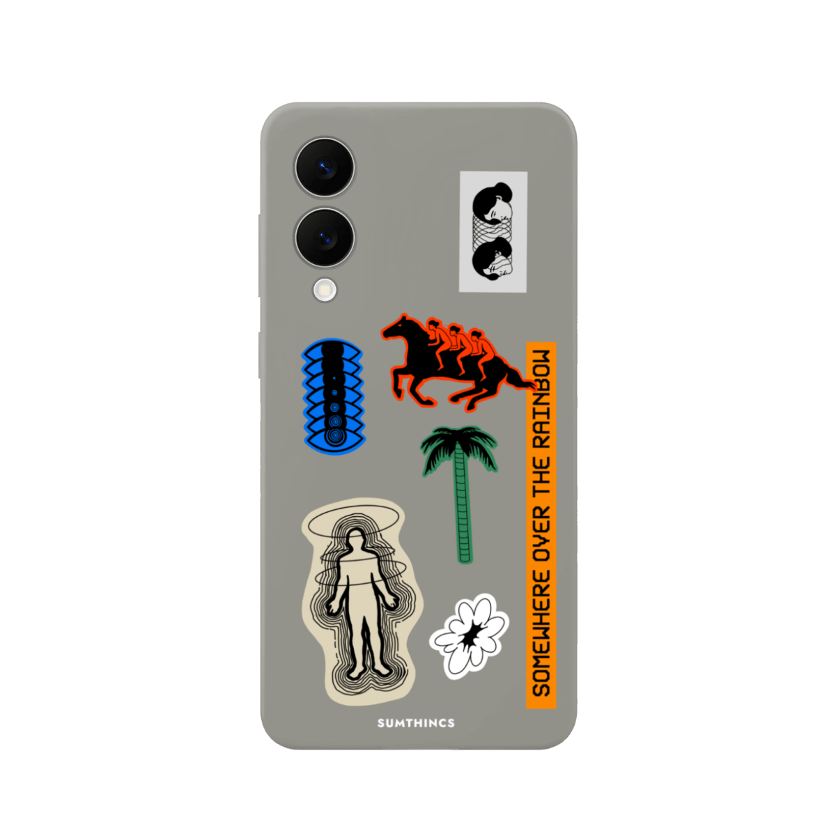 Samsung A07 Somewhere Premium Telefon Kılıfı Gri - SUMTHINCS