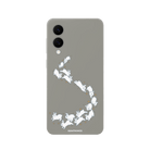 Samsung A07 Starry Bunnies Premium Telefon Kılıfı Gri - SUMTHINCS