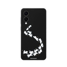 Samsung A07 Starry Bunnies Premium Telefon Kılıfı Siyah - SUMTHINCS