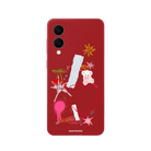 Samsung A07 Sweet Chaos Premium Telefon Kılıfı Kırmızı - SUMTHINCS