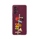Samsung A13 Crossroad Premium Telefon Kılıfı Bordo - SUMTHINCS