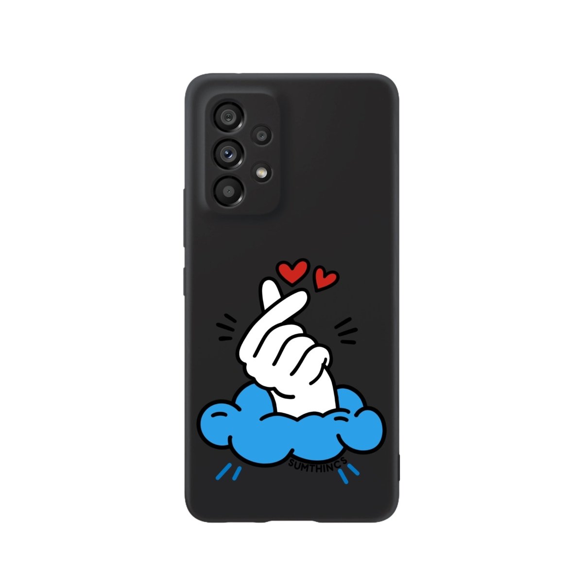 Samsung A13 Crush Premium Telefon Kılıfı Siyah - SUMTHINCS