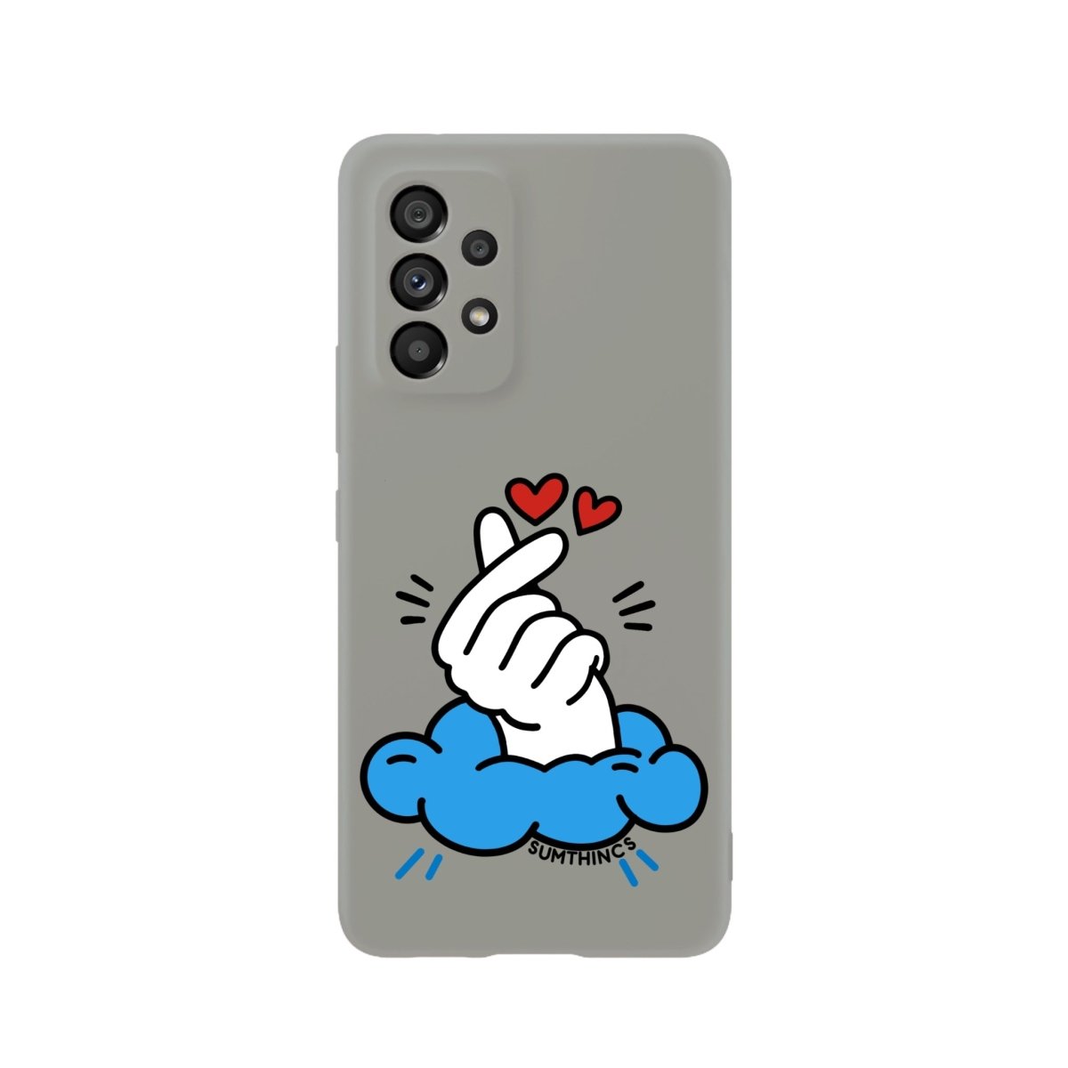 Samsung A13 Crush Premium Telefon Kılıfı Gri - SUMTHINCS