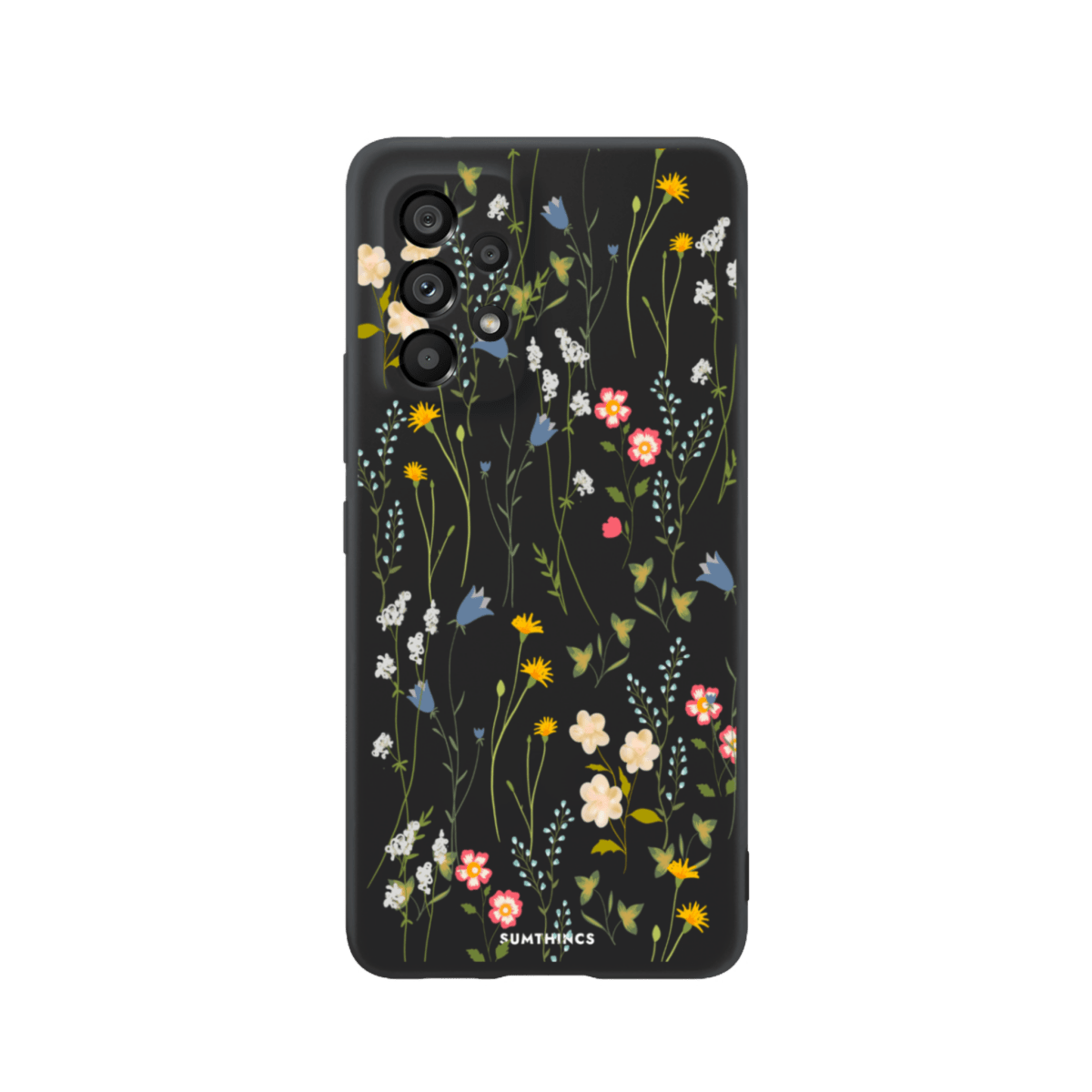 Samsung A13 Eternal Garden Premium Telefon Kılıfı Siyah - SUMTHINCS