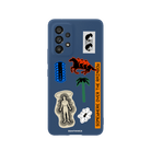 Samsung A13 Somewhere Premium Telefon Kılıfı Pasifik Mavi - SUMTHINCS