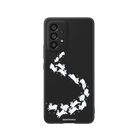 Samsung A13 Starry Bunnies Premium Telefon Kılıfı Siyah - SUMTHINCS