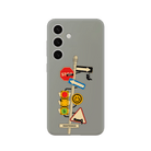 Samsung A14 Crossroad Premium Telefon Kılıfı Gri - SUMTHINCS