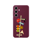 Samsung A14 Crossroad Premium Telefon Kılıfı Bordo - SUMTHINCS