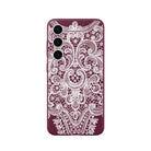 Samsung A14 Lacework Premium Telefon Kılıfı Bordo - SUMTHINCS
