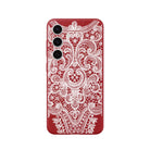 Samsung A14 Lacework Premium Telefon Kılıfı Kırmızı - SUMTHINCS