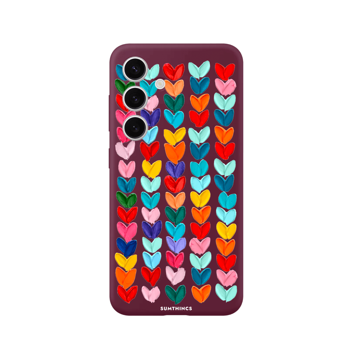 Samsung A14 Lovestorm Premium Telefon Kılıfı Bordo - SUMTHINCS